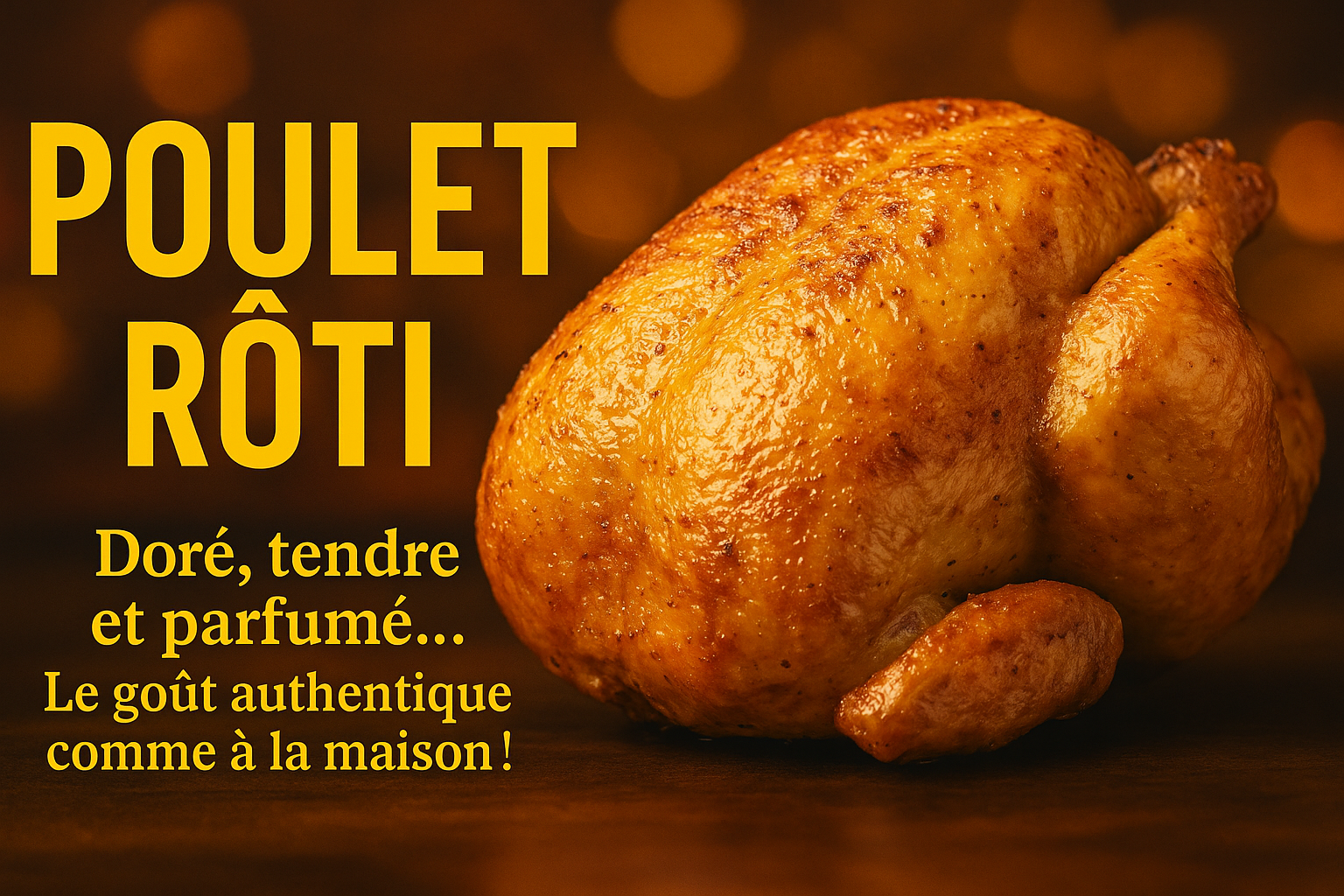 Poulet rôti – La saveur incontournable du Resto Mobile à Orléans